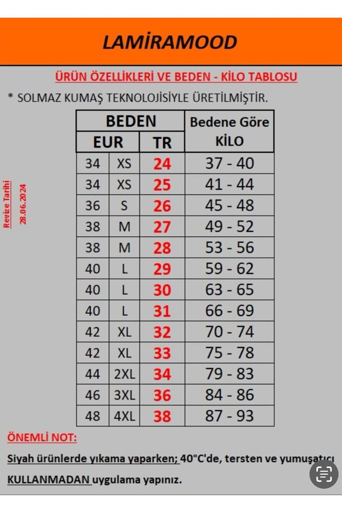 ETEK ANTRASİT KOT ETEK