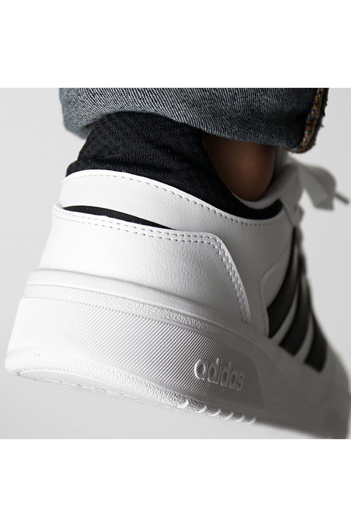 اسنیکر سفید مردانه و زنانه ID9658 BEY COURTBEAT کفش ورزشی adidas