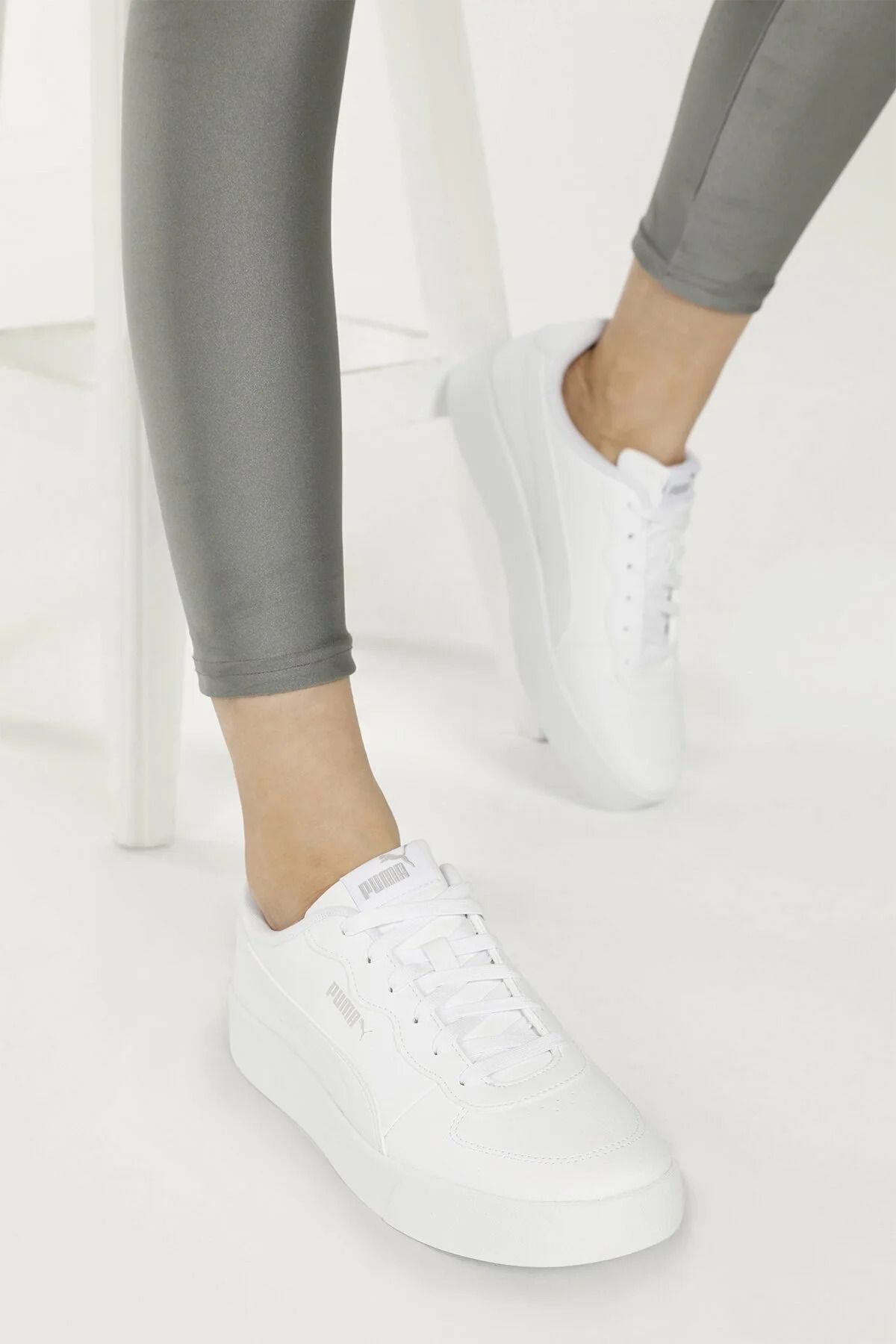 کفش تنیس سفید مردانه و زنانه Skye Clean Daily ورزشی Puma