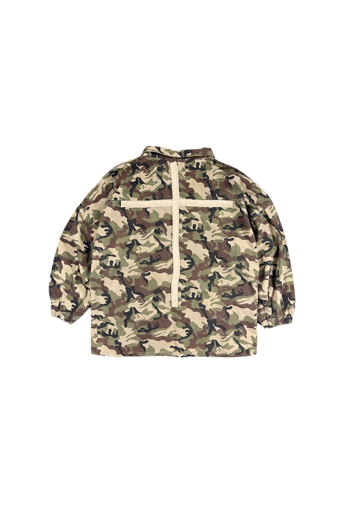 BPM-Cactus Patterned Premium Camouflage Jacket - Super Oversize 2