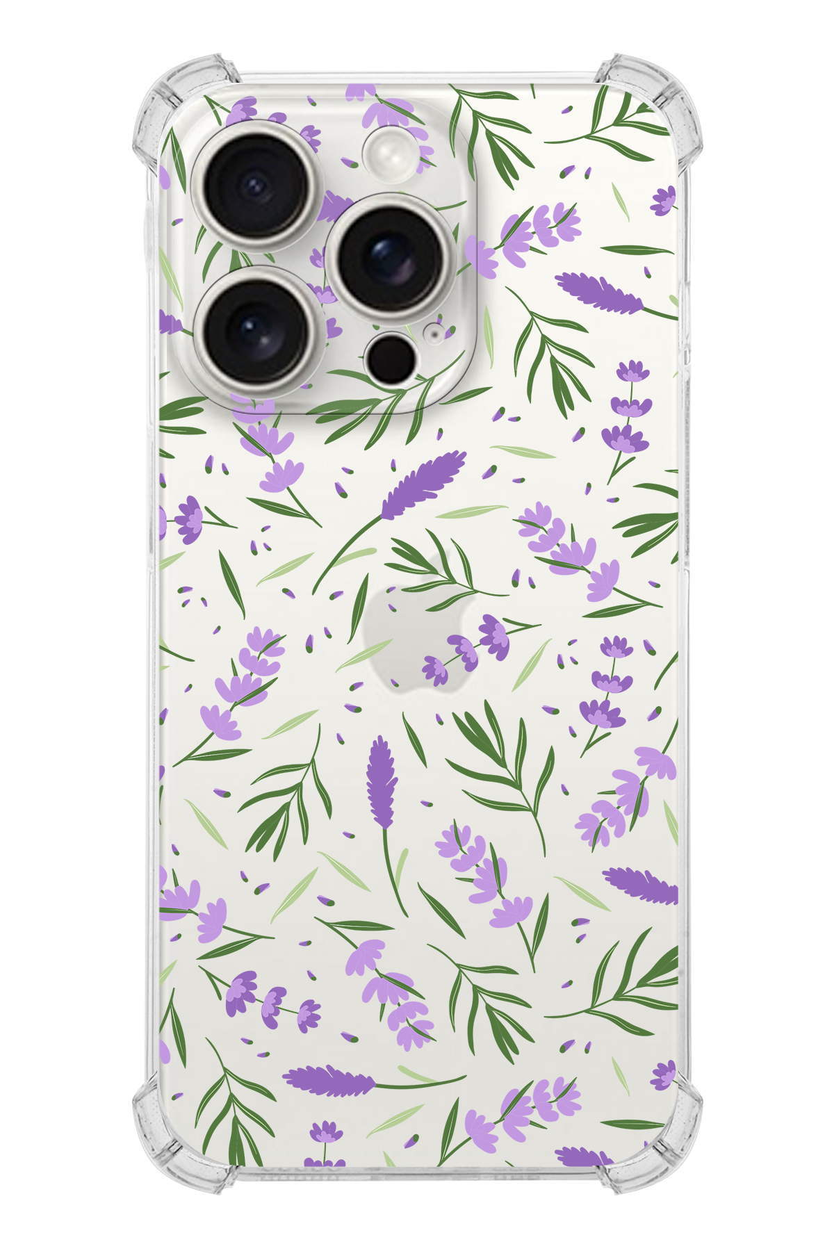 PrinriFy Apple iPhone 15 Pro Max Nazar 3 Şeffaf Köşe ve Kamera Korumalı Korumalı Antişok Kılıf