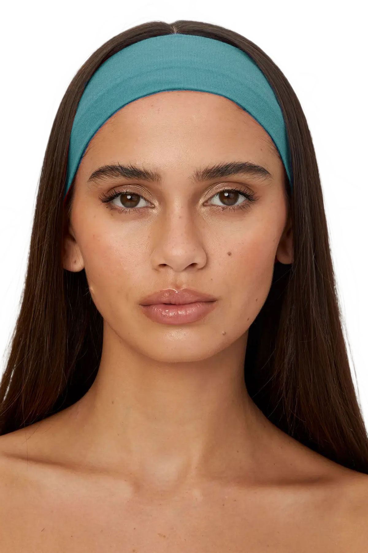 Sports Headband - Women & Men Thin Headband Bandana, Yoga Makeup Face Wash Turquoise Headband