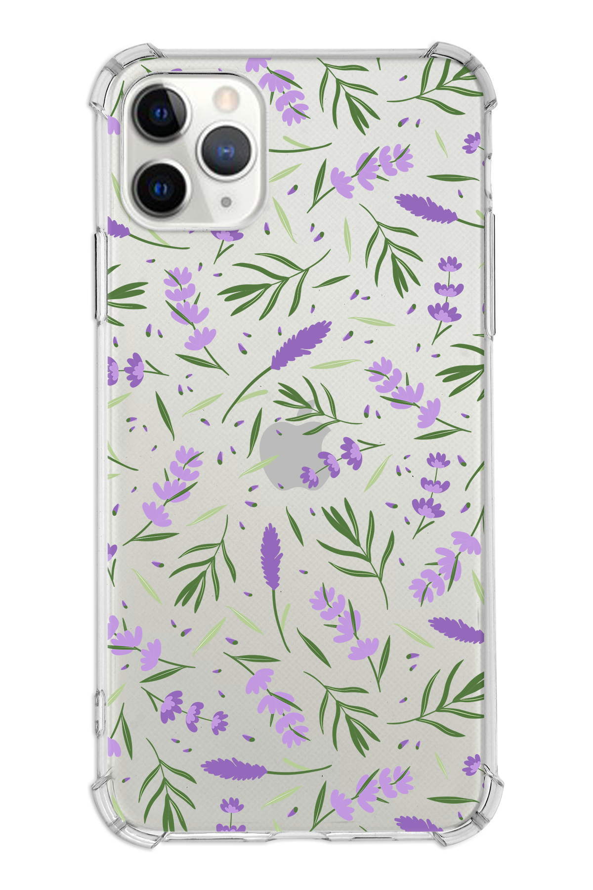 PrinriFy Apple iPhone 11 Pro Uyumlu Water Color 3 Baskılı Şeffaf Köşe Korumalı Antişok Kılıf