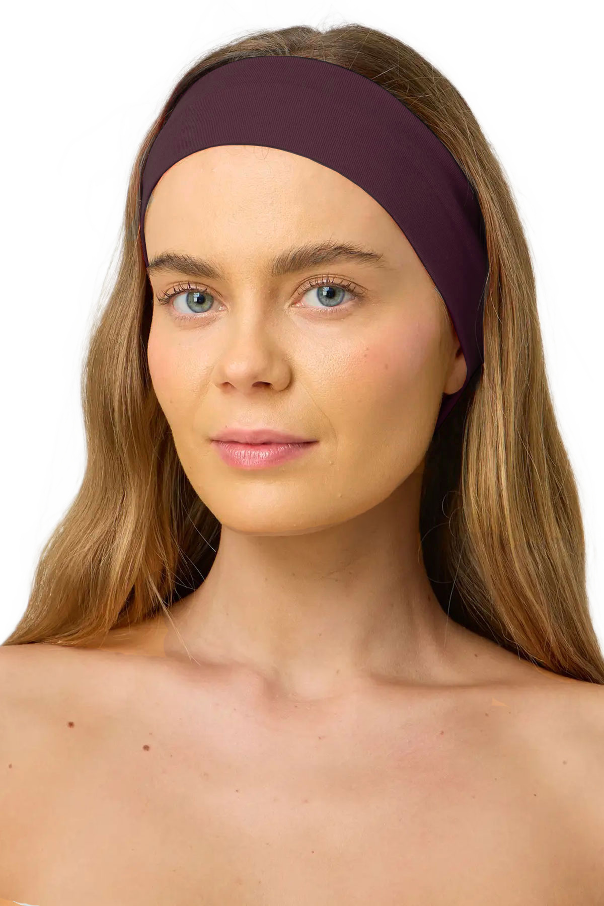 Cotton Stretch Bandana Running Trekking Gym Yoga Pilates Athlete Headband Cherry Rotten Melange