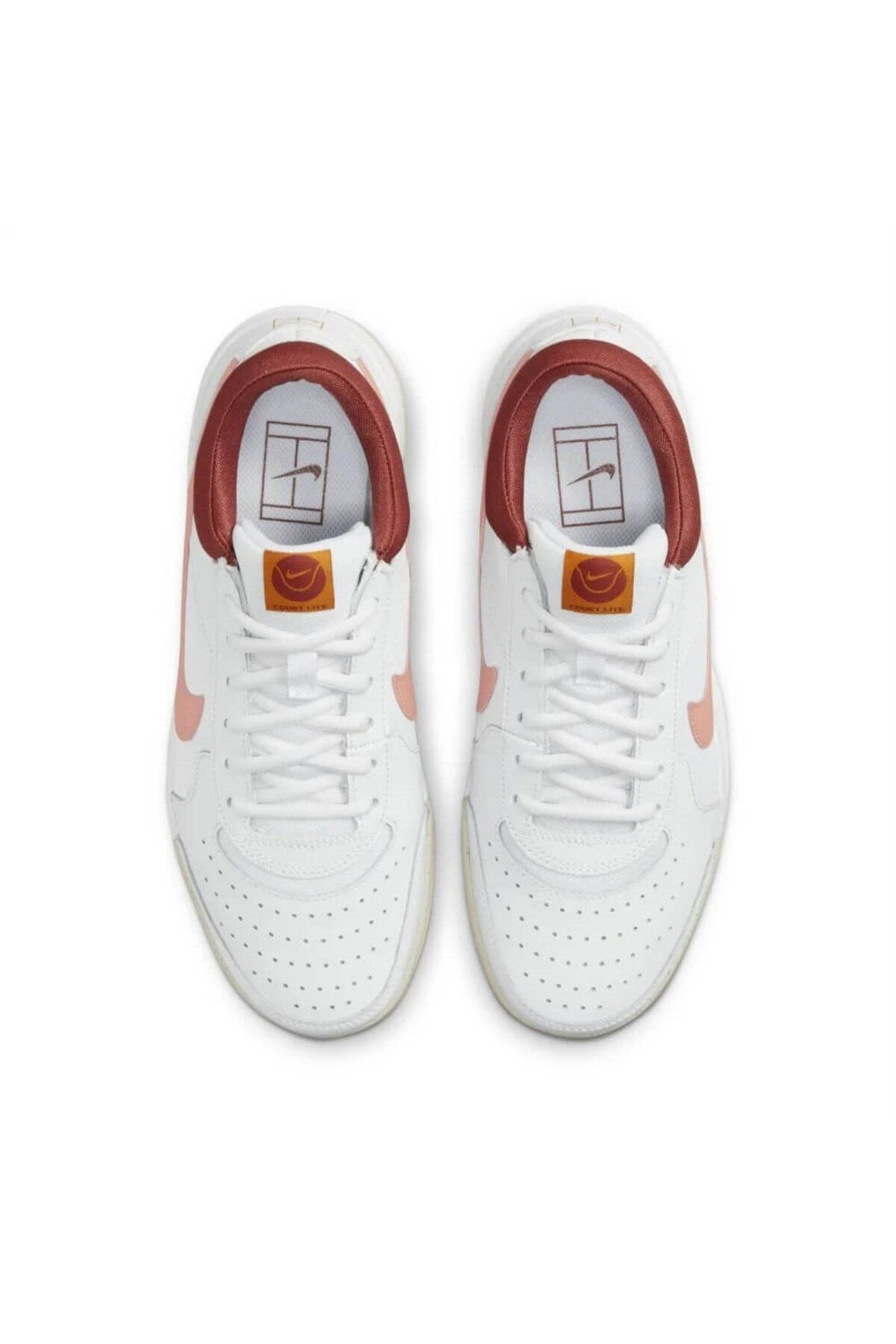 کفش تنیس سفید زنانه Air Zoom Court Lite 3 صورتی DH1042 116 Nike