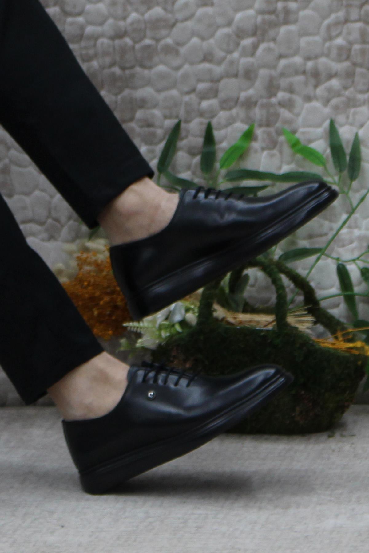 کفش کژوال مردانه راسته | پیر کاردین Pierre Cardin 24K-Pierre-Cardin-14206-Siyah - تصویر 5