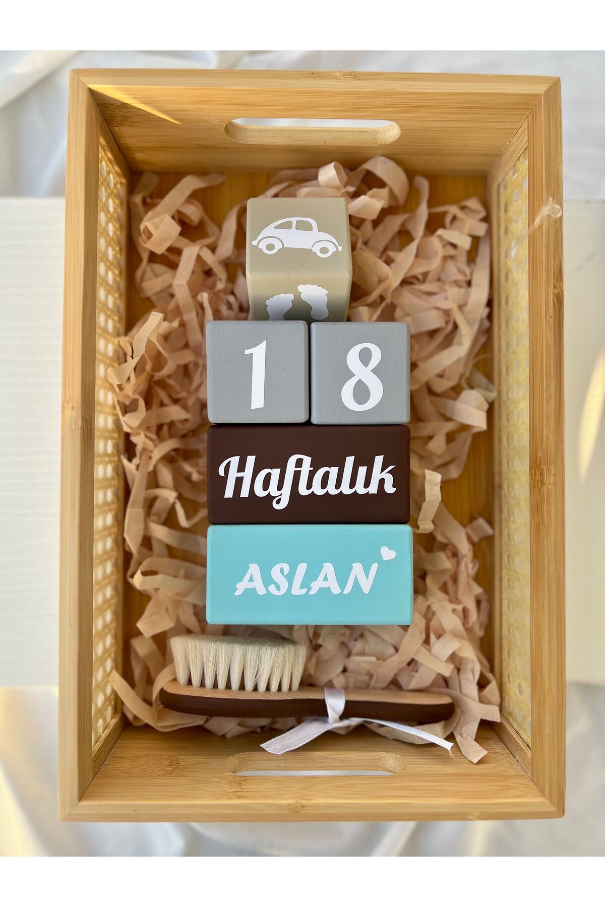 Renkli bebek  anı küpü seti dekor bebek hediyelik