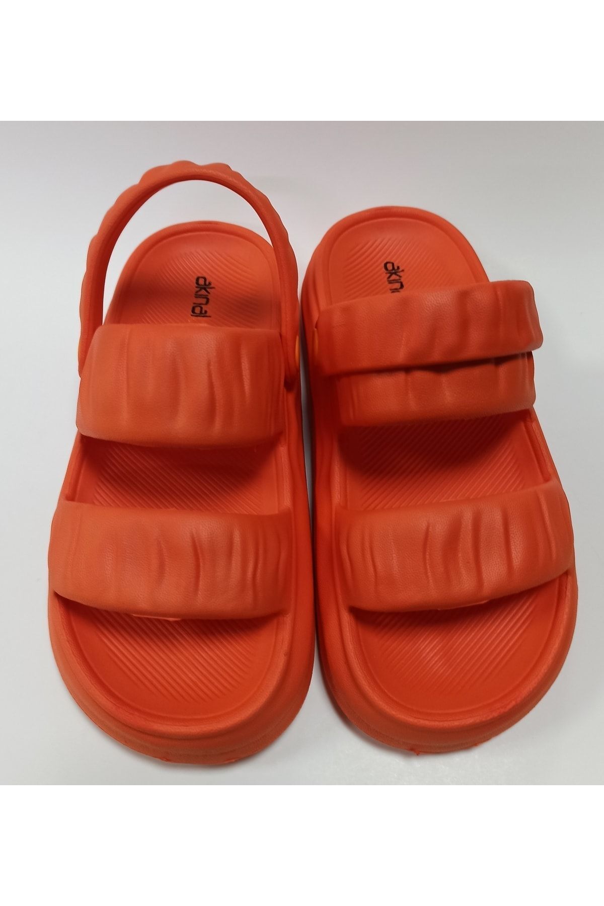 AkınalBella-Orange Eva Sandals - Extra Light Pool and Beach Slippers, Women 4