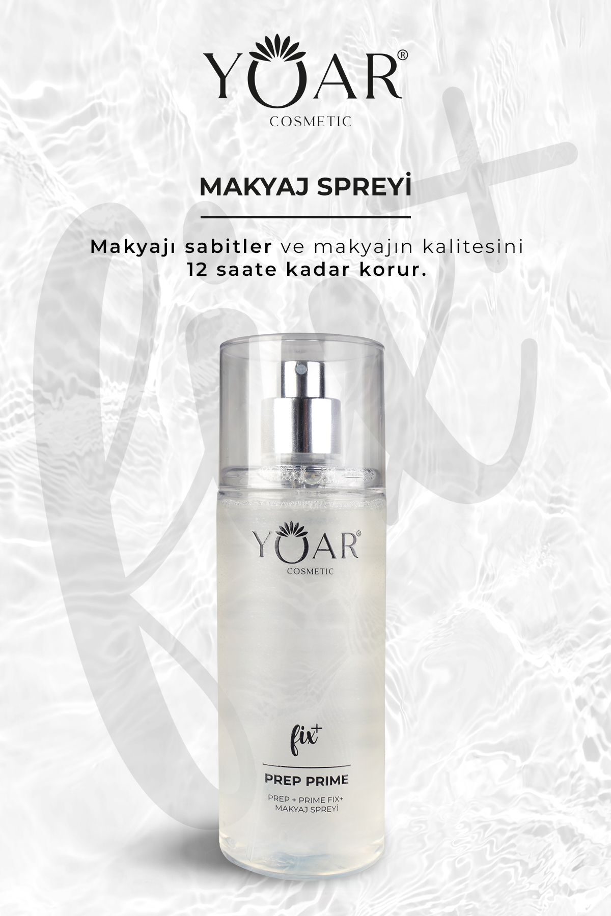 Nemlendirici Makyaj Sabitleme Spreyi, Make-up Fix Sprey- E Vitaminli