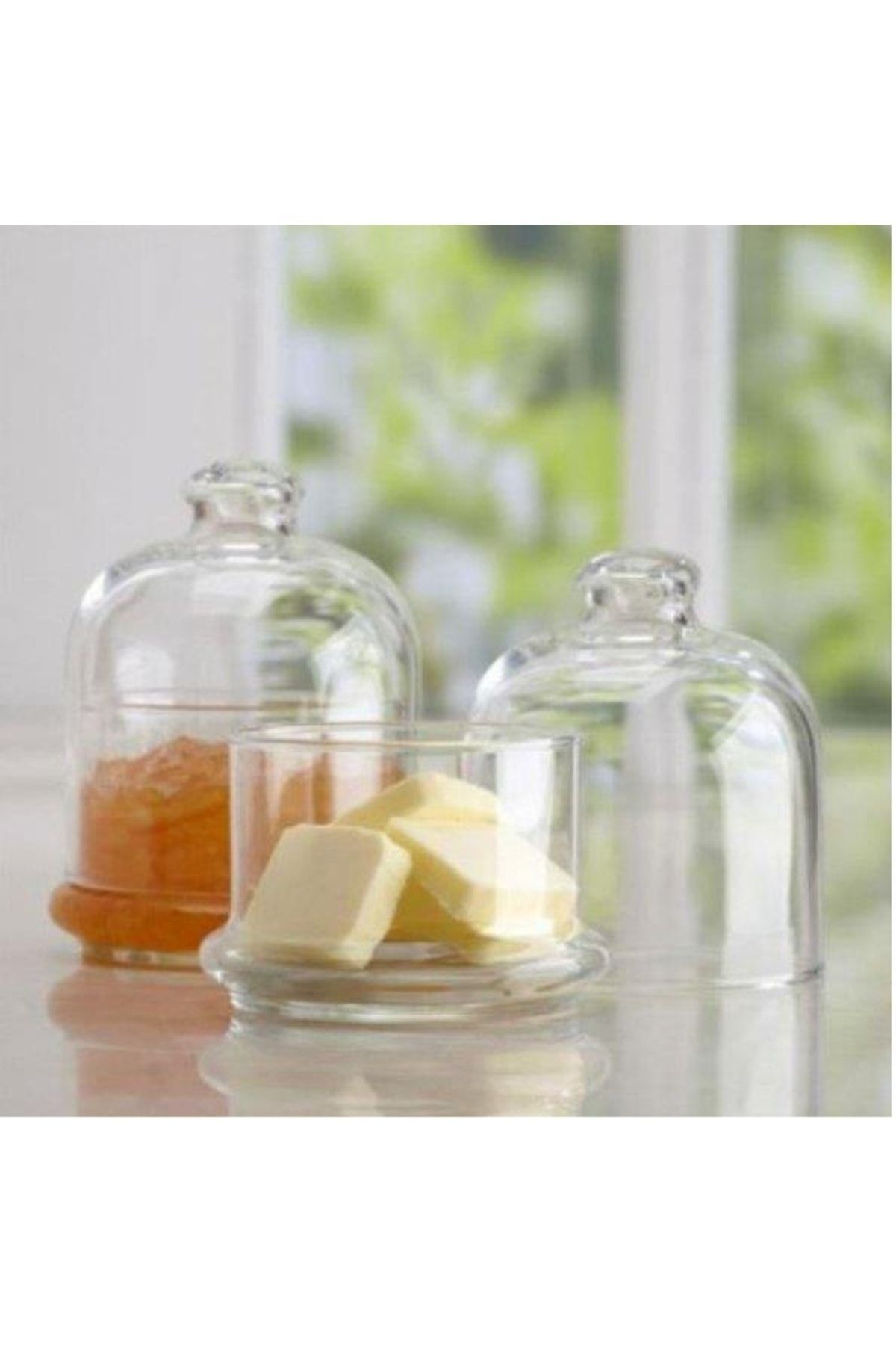 Paşabahçe-Basic Mini Multi-Purpose Glass Storage Container with Lid 96814 3