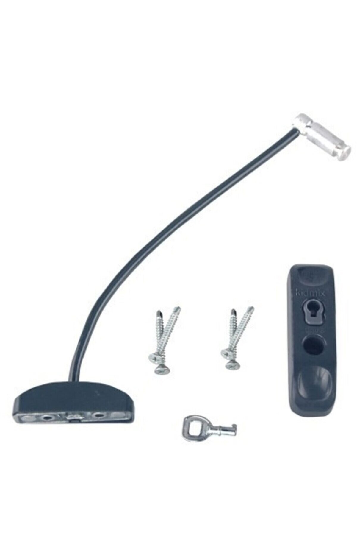 Bijutek Çelik Halatlı Kablolu Pvc Kapı Pencere Emniyet Hırsız Çocuk Güvenlik Kilidi 1 Adet