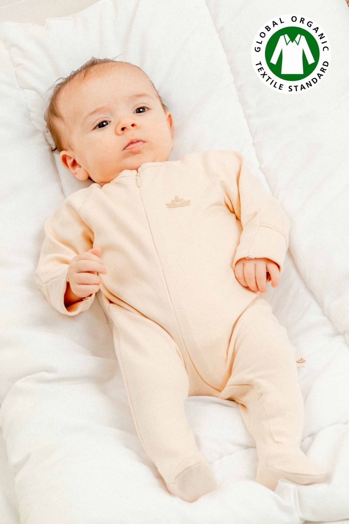 Minytrendy Kız Bebek Yenidoğan Organik Tulum Organik Hastane Çıkışı Yeni Doğan Tulum Hediyelik fotoğrafı 2 (önizleme)