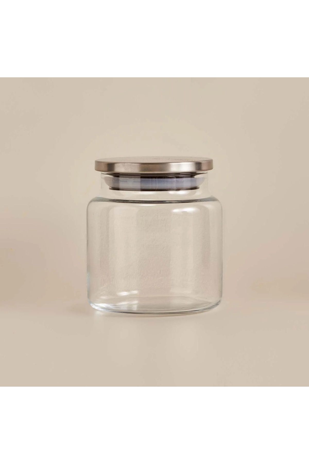 575 cc Silikon Vakumlu Paslanmaz Kapaklı Cam Kavanoz