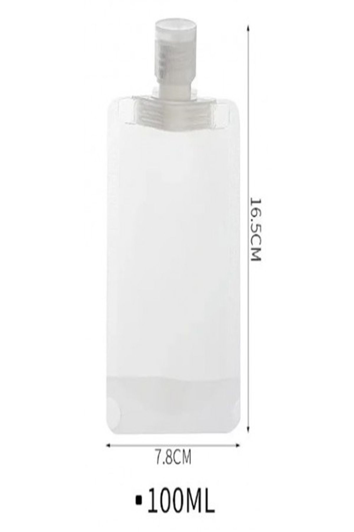 Tor Store-Set of 9 100 ML Cream Shampoo - Reusable, Washable Liquid Bag with Lid 2