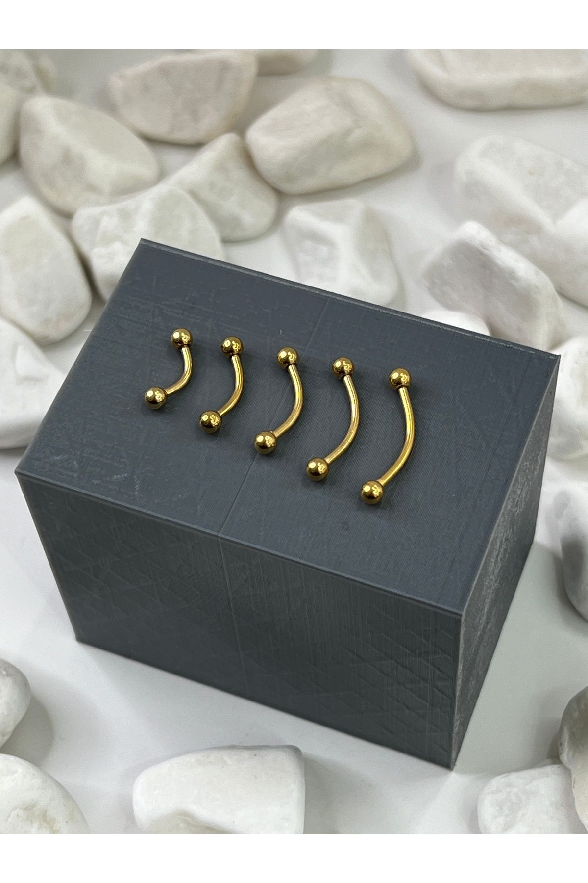 Karınca Piercing-Eyebrow Piercing - Smiley Orbital Septum, Tragus Rook Conch and Frowny Daith - Surgical Steel 3