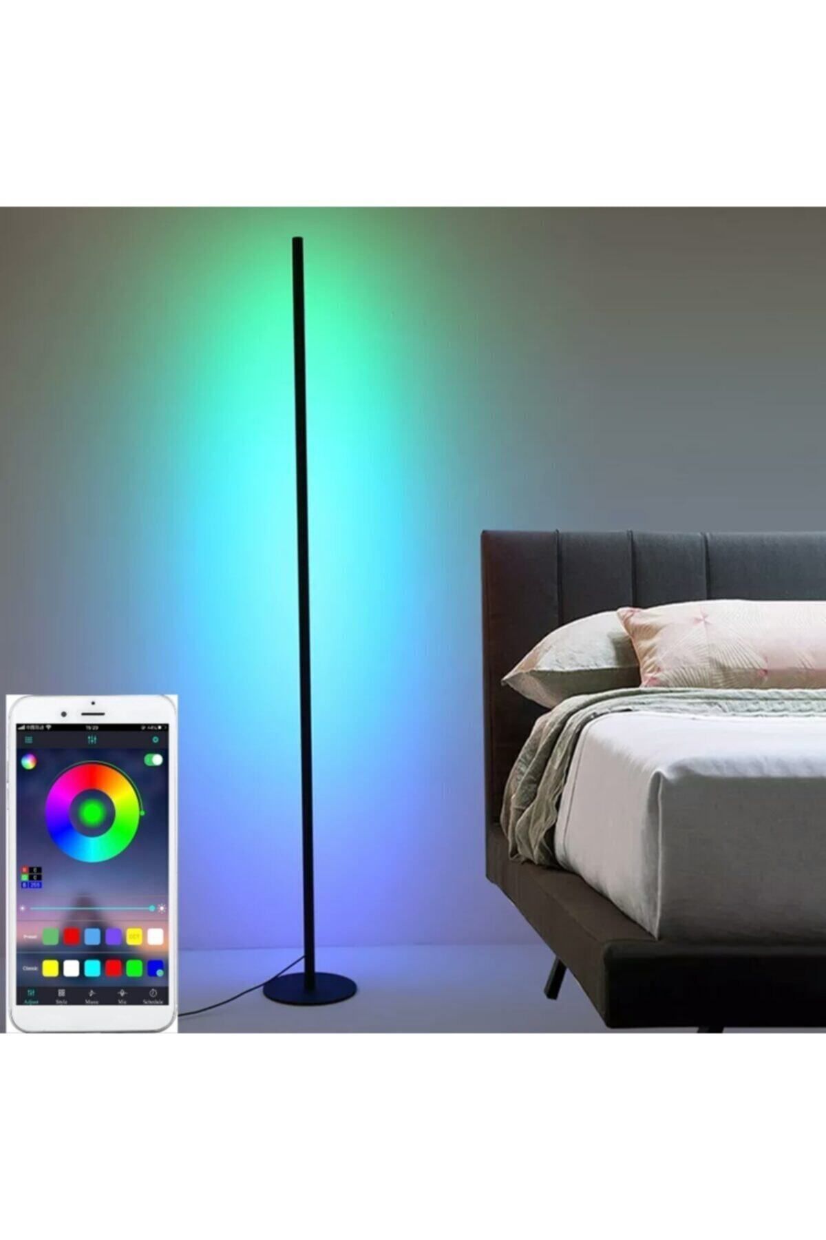 TEKNOFİYAT-A-Rgb Animated Phone Controlled Led Floor Lamp 4