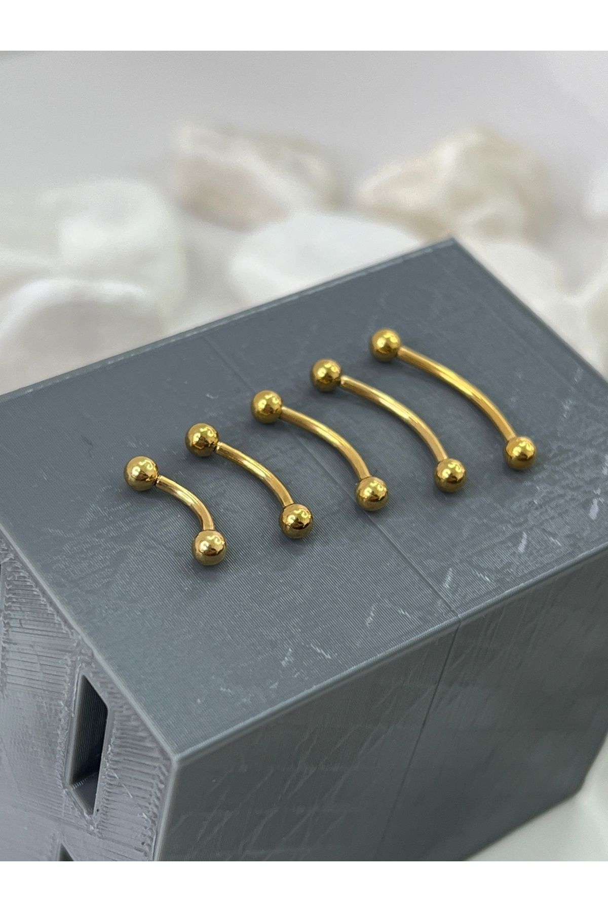 Karınca Piercing-Eyebrow Piercing - Smiley Orbital Septum, Tragus Rook Conch and Frowny Daith - Surgical Steel 7