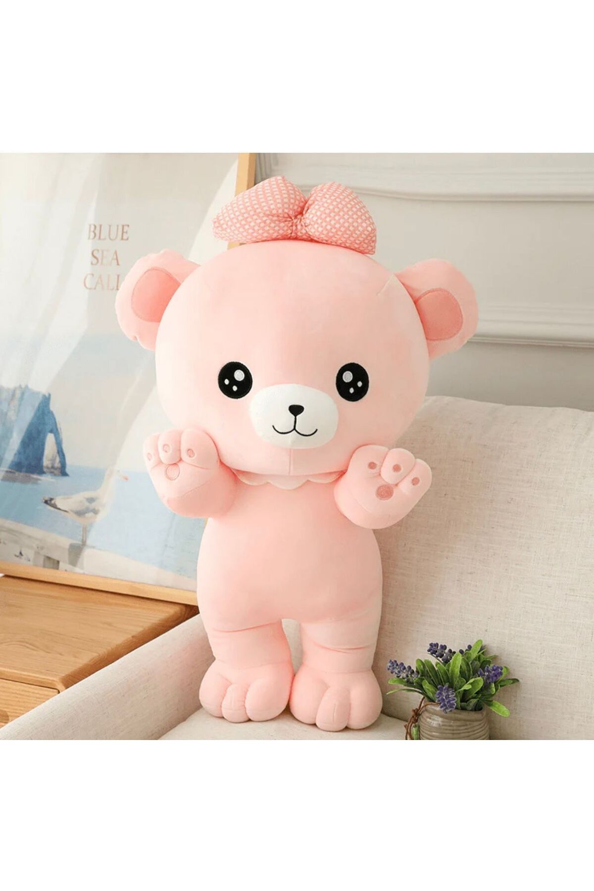 Kawaii 50cm Pink Rosa Teddy Bear Cute Teddy Bear Plush Trendyol