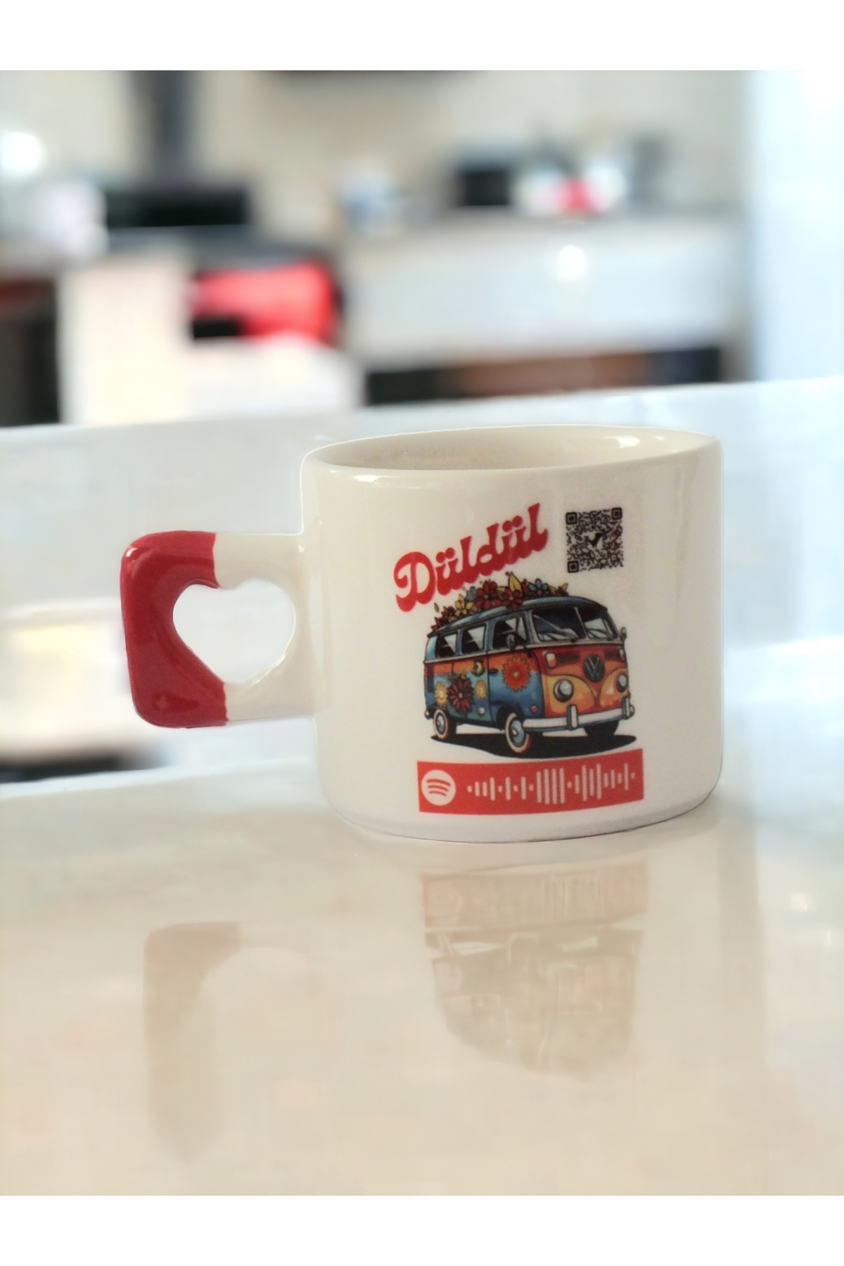 ikiseramik-Customizable Melike Şahin Mabel Matiz Düldül Duet Coded Handmade Natural Ceramic Heart Mug 2