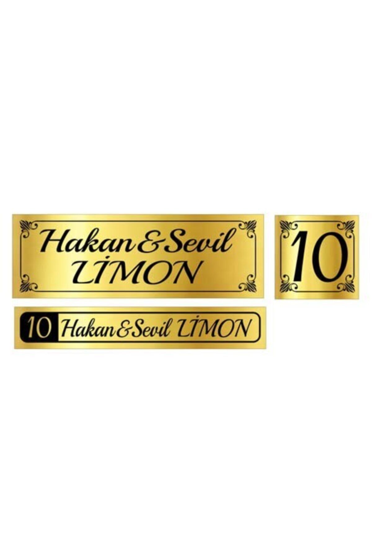 Metal Silver Door Nameplate 131a