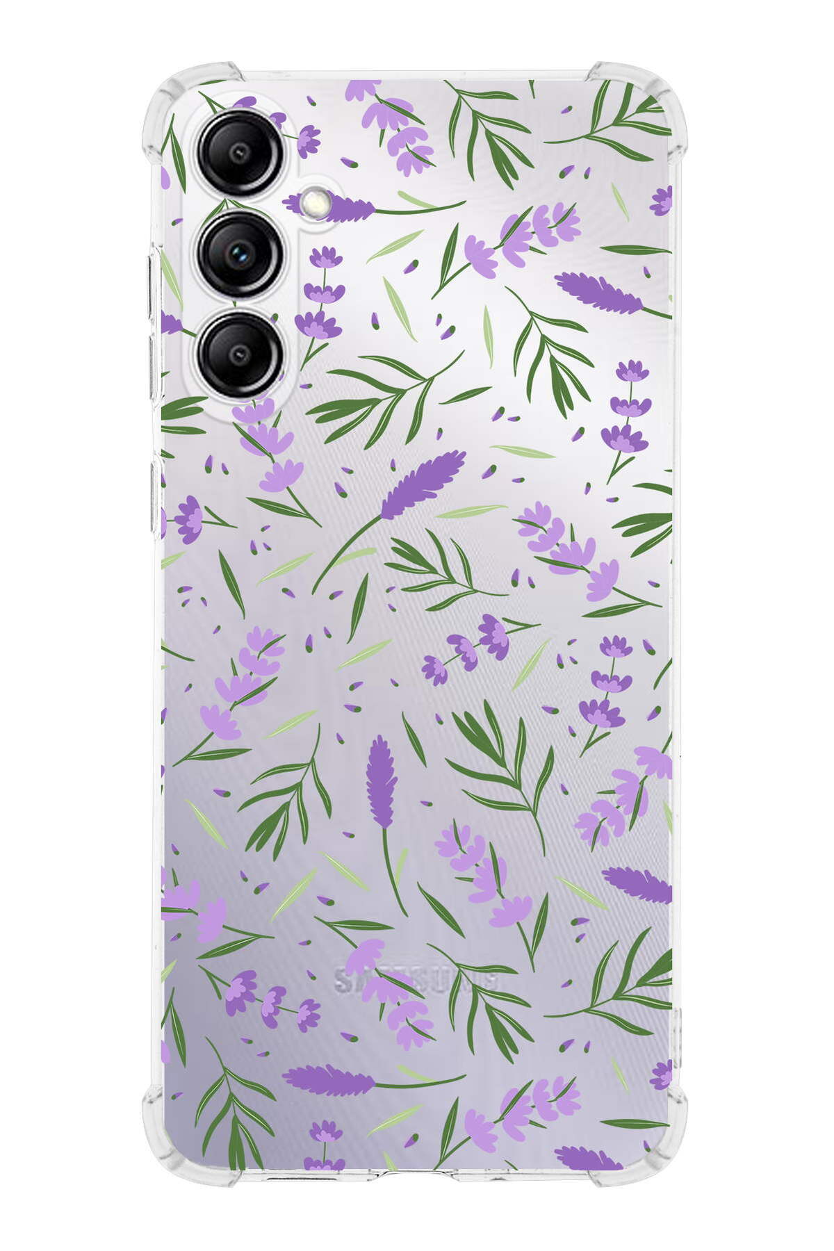 Samsung Galaxy A24 Uyumlu Water Color 3 Baskılı Şeffaf Köşe Korumalı Antişok Kılıf