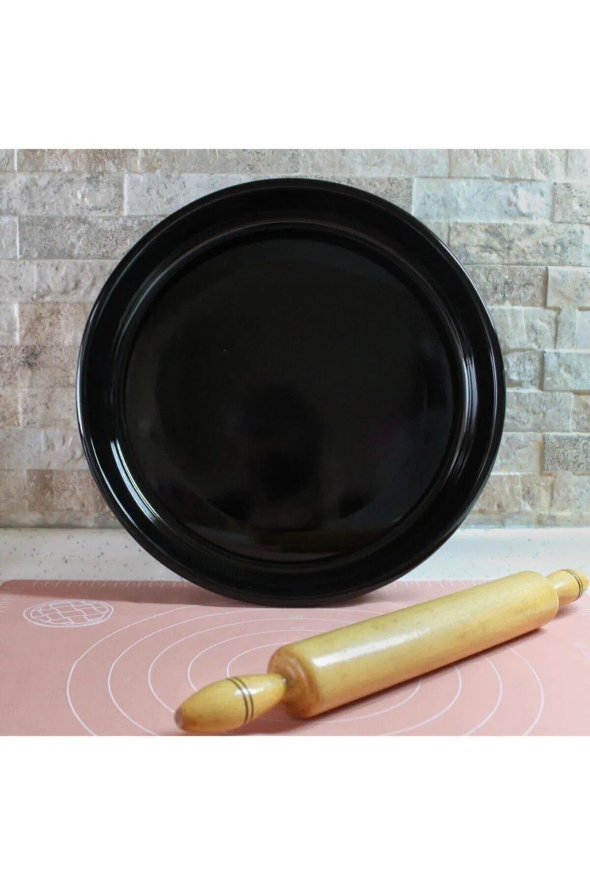 Emaye Fırın Tepsi Seti 34/38/42 Cm Boylarda 3 Adet Tepsi