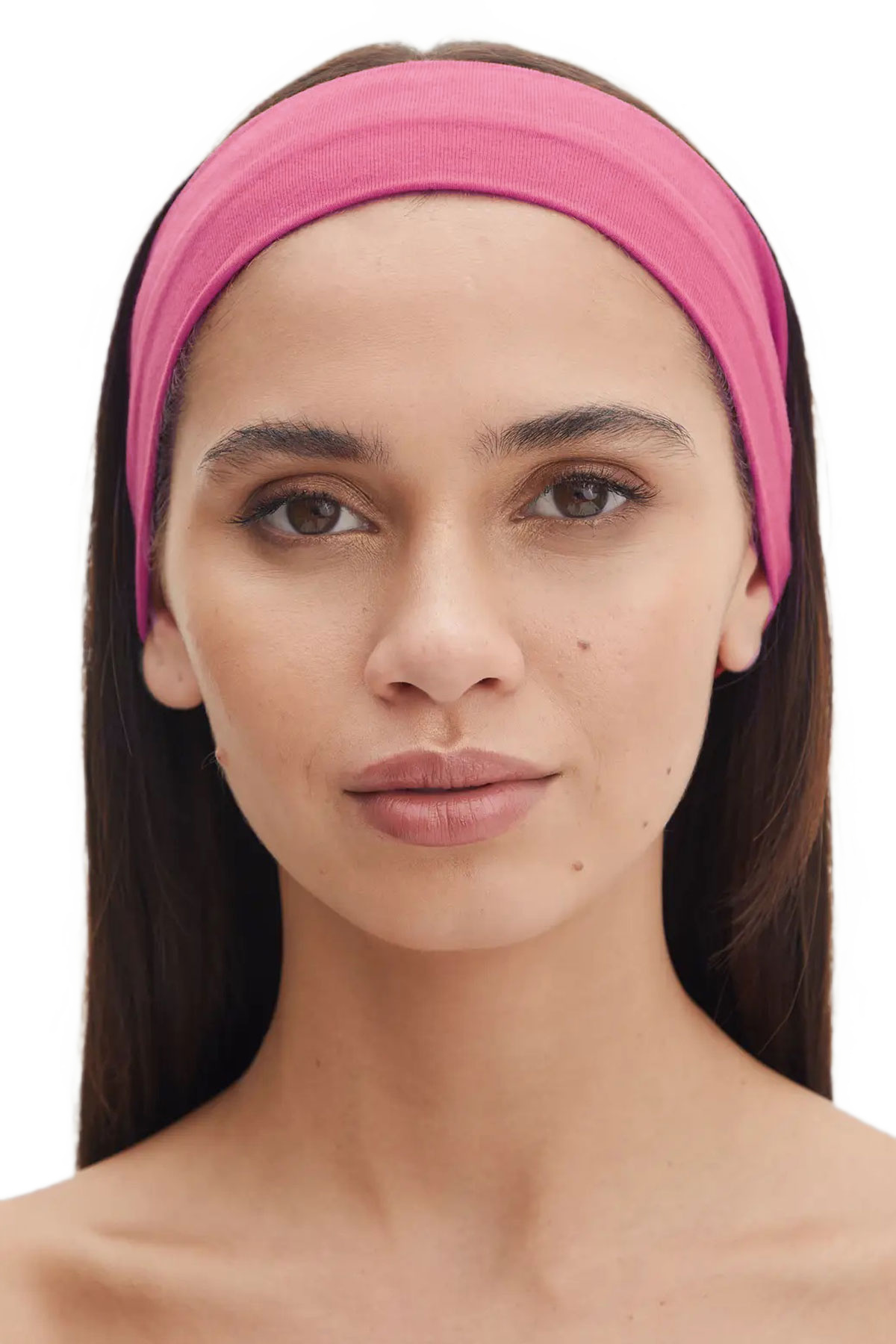 Sports Headband - Women & Men Thin Headband Bandana, Yoga Makeup Face Wash Pink Melange Headband