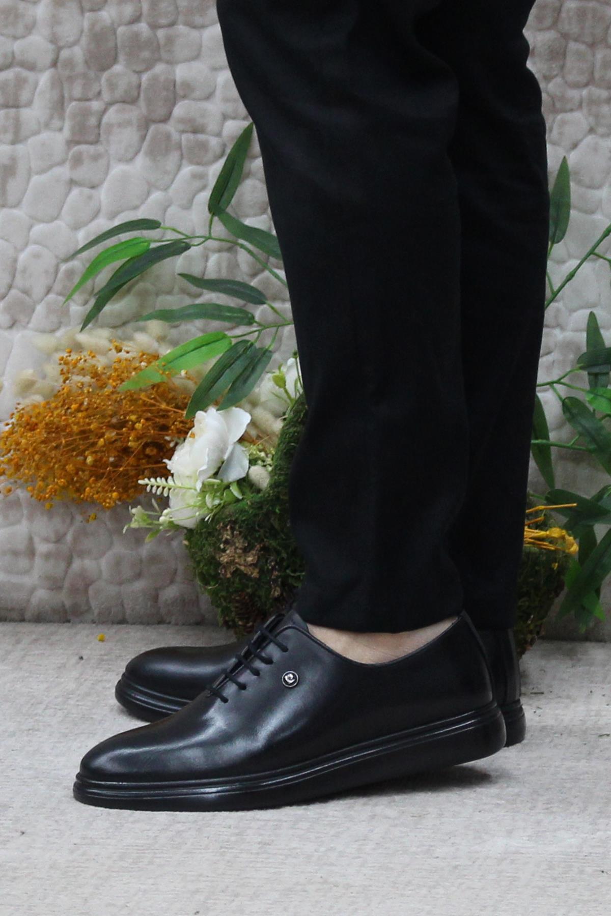 کفش کژوال مردانه راسته | پیر کاردین Pierre Cardin 24K-Pierre-Cardin-14206-Siyah - تصویر 3