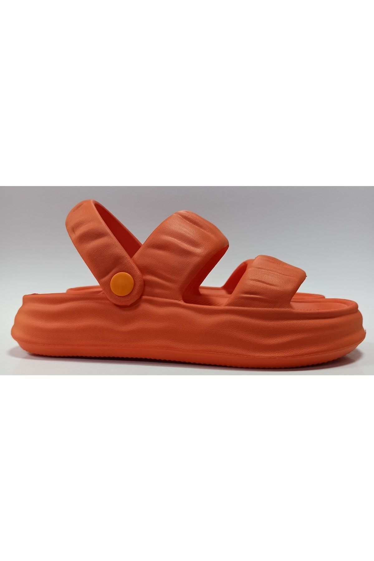 AkınalBella-Orange Eva Sandals - Extra Light Pool and Beach Slippers, Women 6