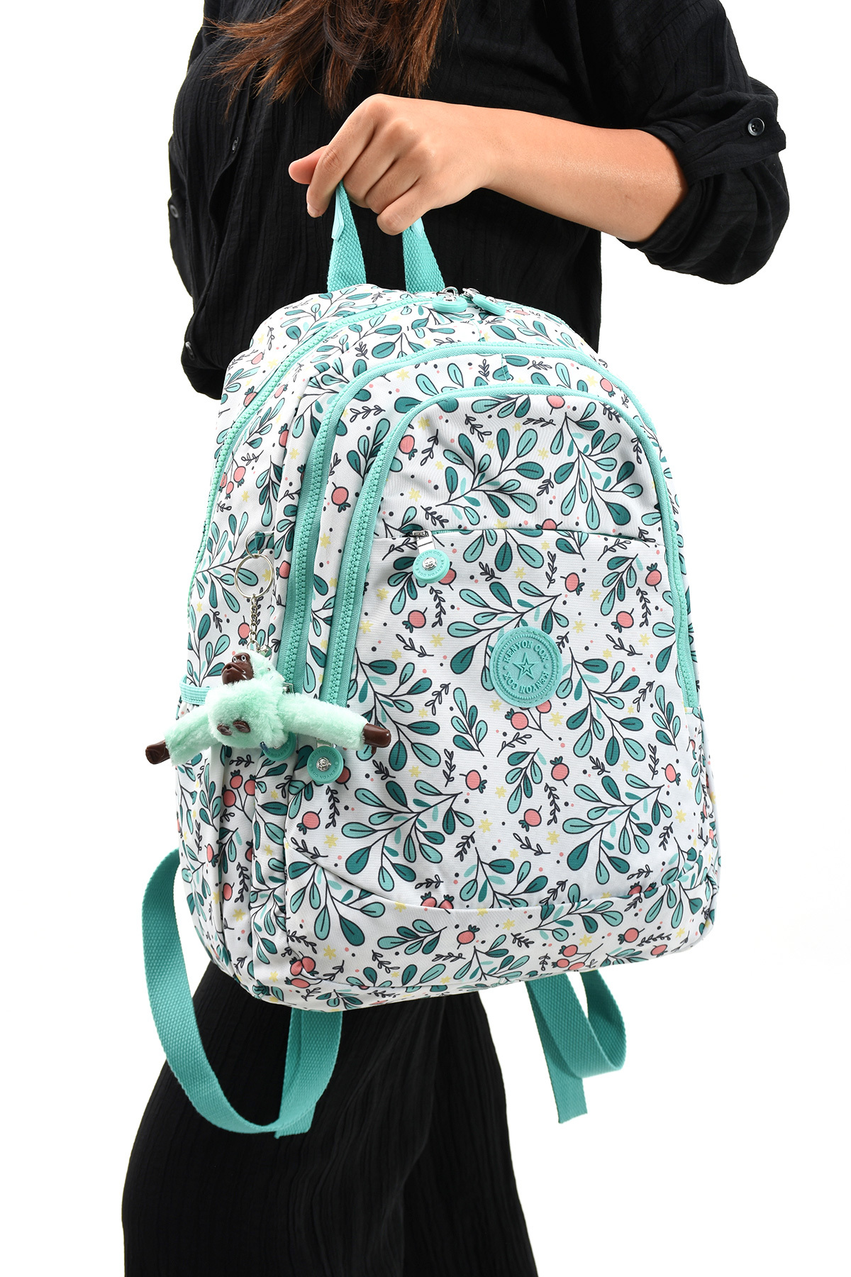 کوله‌پشتی مدرسه eba-8812 Klinkır سفر روزمره ورزشی مناسب سفر مناسب تعطیلات محفظه لپ تاپ چند محفظه ای GRE byhakan اورجینال - تصویر 2