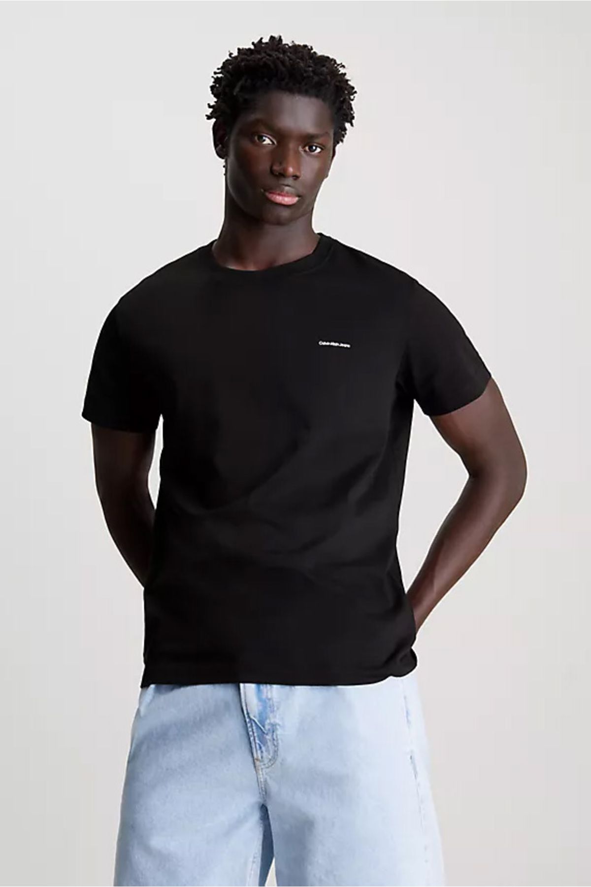 تی شرت سبز مردانه سیاه و سفید Calvin Klein