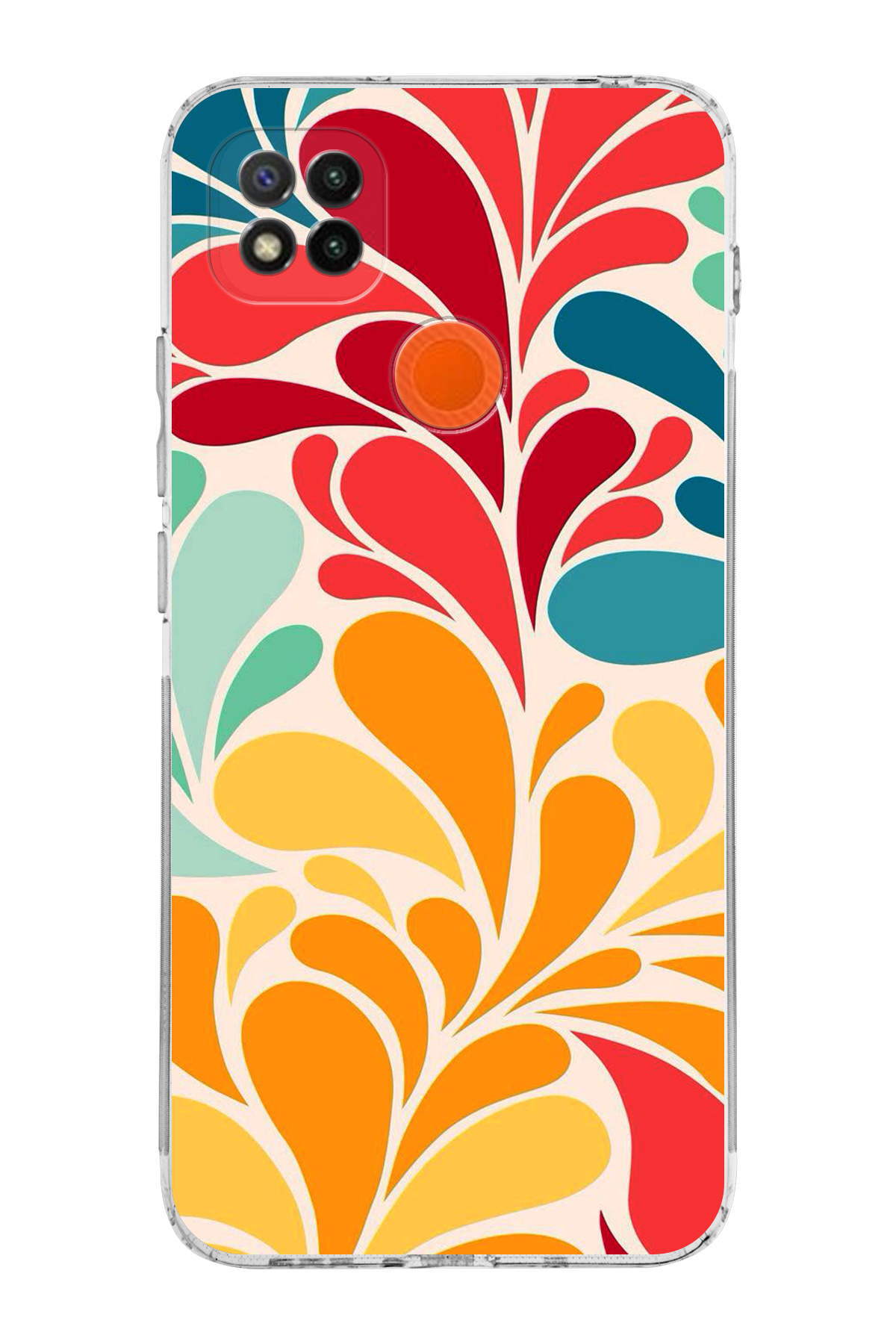 Xiaomi Redmi 10 2022 ile Uyumlu Retro Color 5 Kamera Korumalı Şeffaf Kılıf