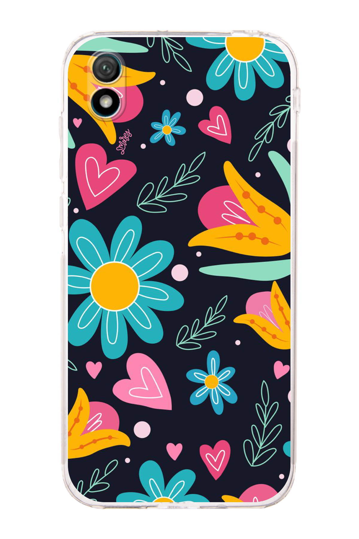 Huawei Y5 2019 ile Uyumlu Retro Color 1 Kamera Korumalı Şeffaf Kılıf