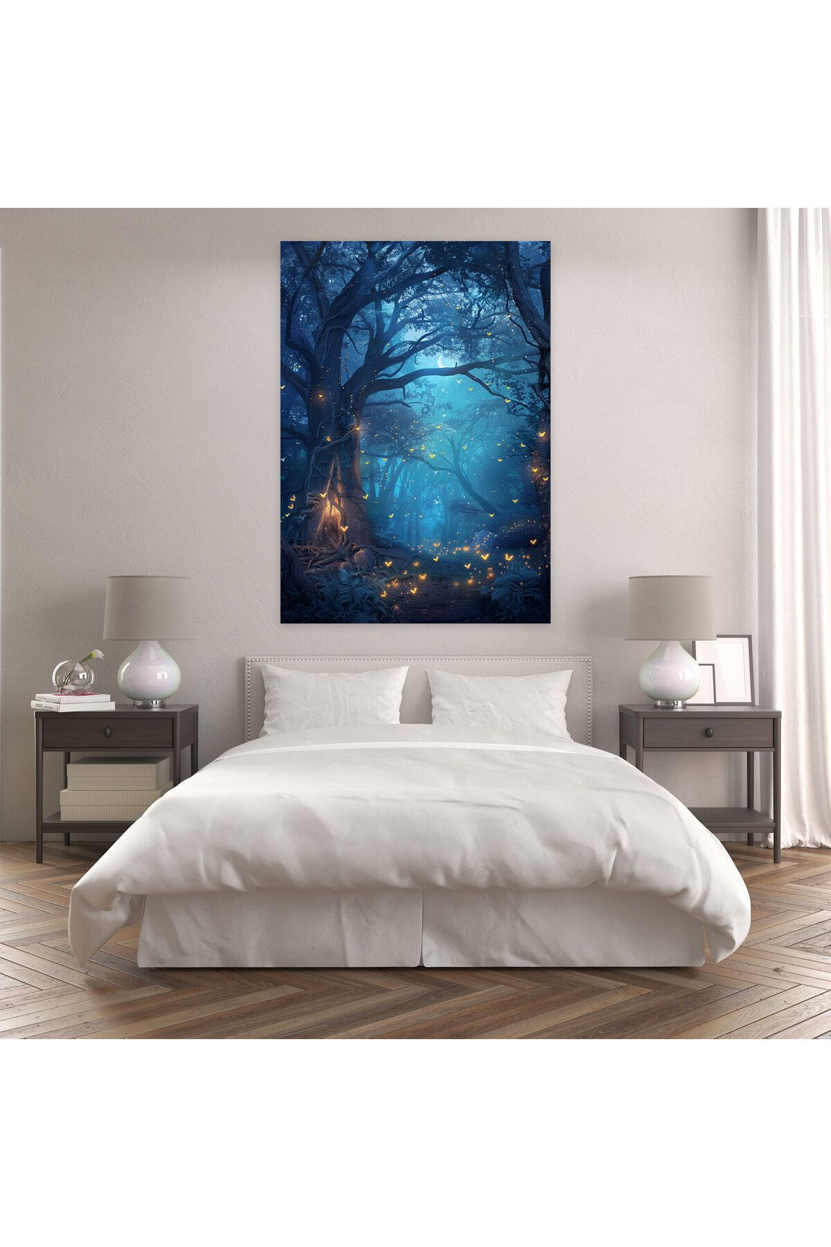 Popcas-Twilight Forest Wall Art, Ashvin Harrison, Canvas Painting, Home Decoration 2