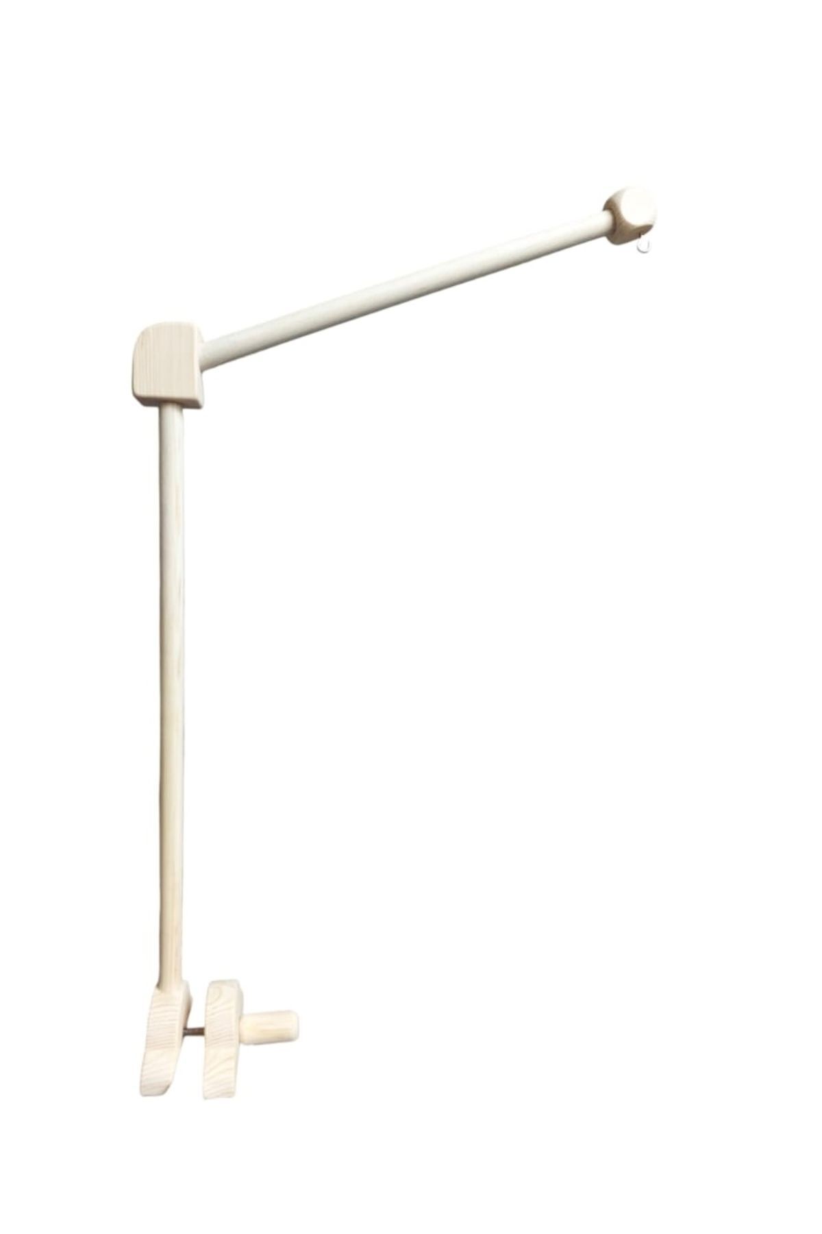 AFRALYAHOME Ahşap Beşik Dönence Asma Aparatı bulut figürlü doğal 55x32 cm fotoğrafı 6 (önizleme)