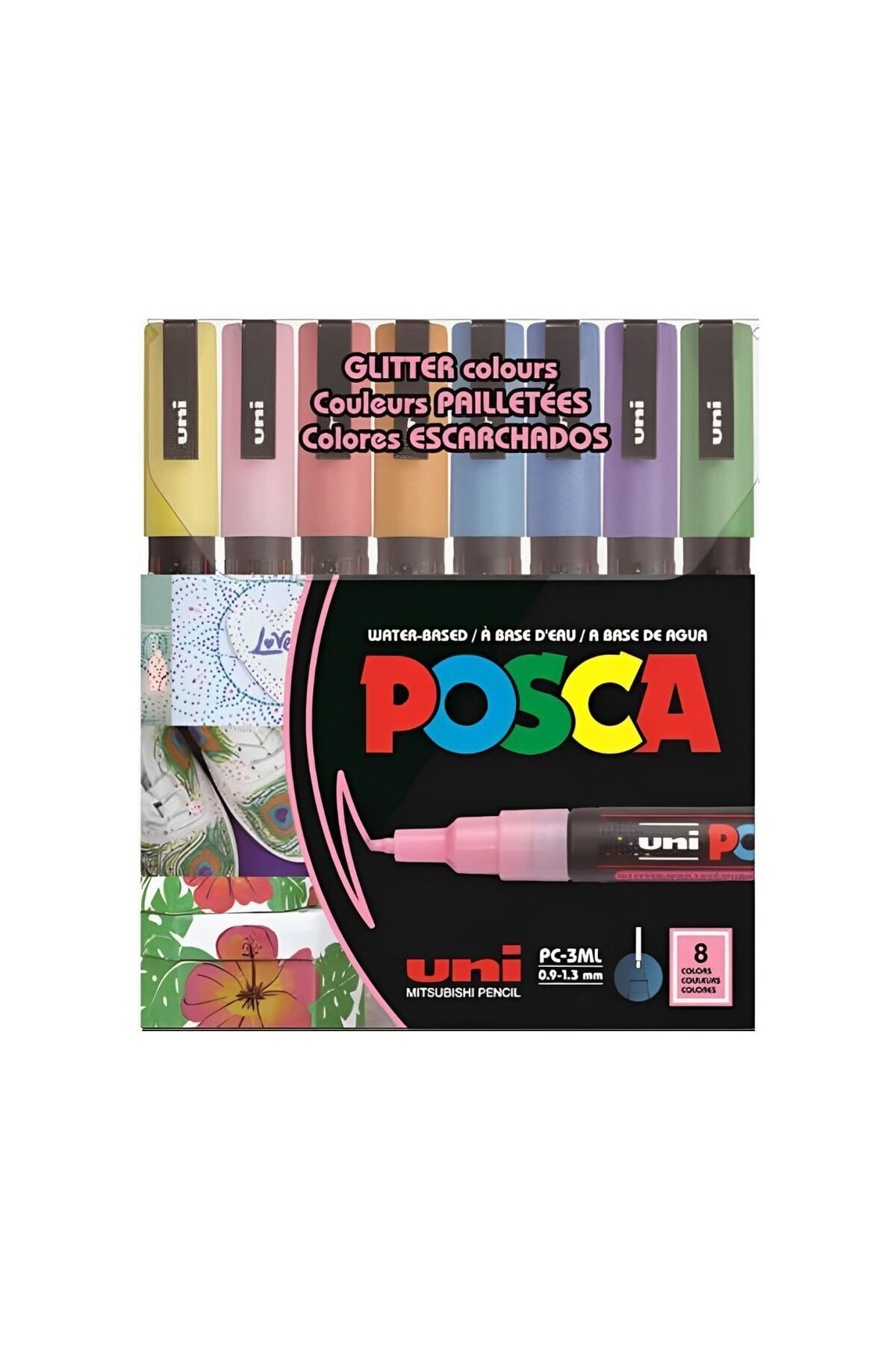 Uni Posca PC-3M Glitter Glitter Pen 3M Poska- Trendyol