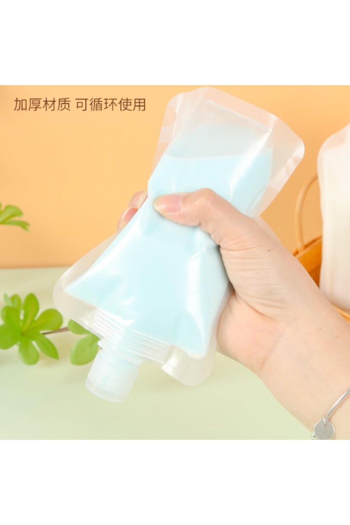 CMT-100ml Cream Shampoo Container - 3 Pieces Reusable Set 3