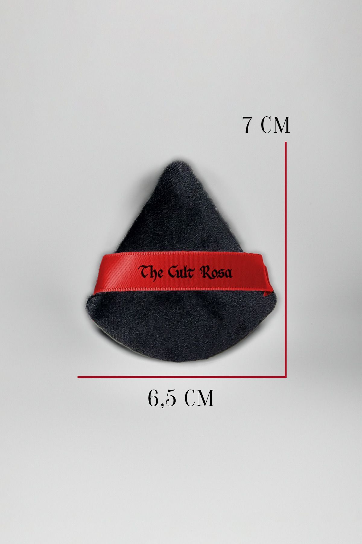 پاف مخملی مثلثی تیارا - آپارات کاربرد پودر - 1 عدد The Cult Rosa