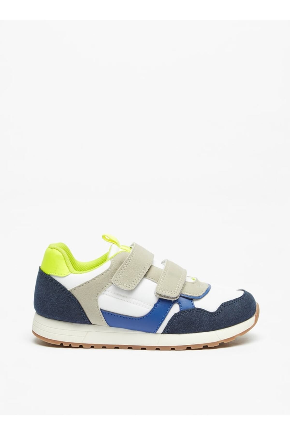 Mister Duchini-Panelled Sneakers with Hook and Loop Closure 3