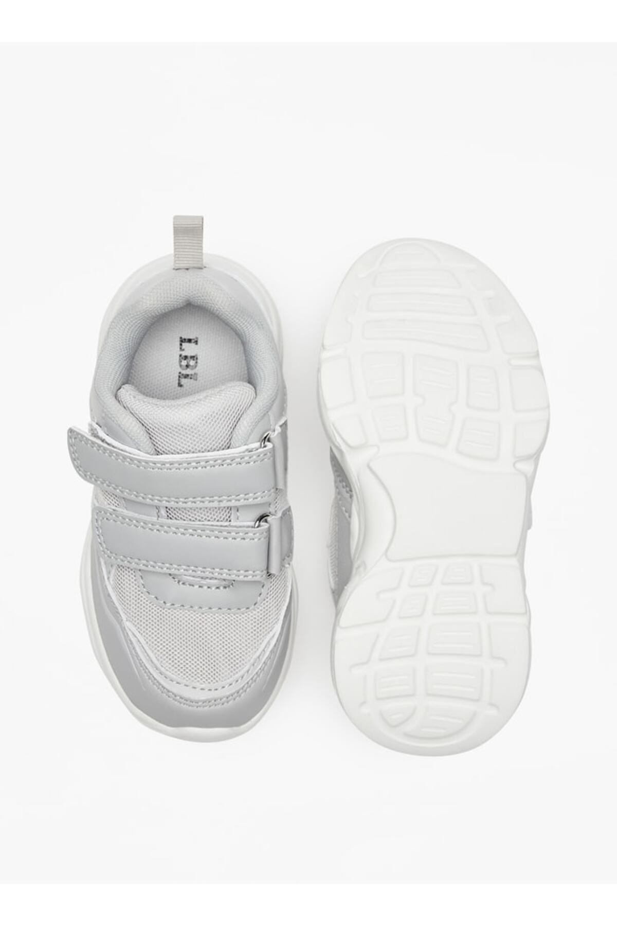LBL by Shoexpress-Mesh Textured Sneakers with Hook and Loop Closure 4
