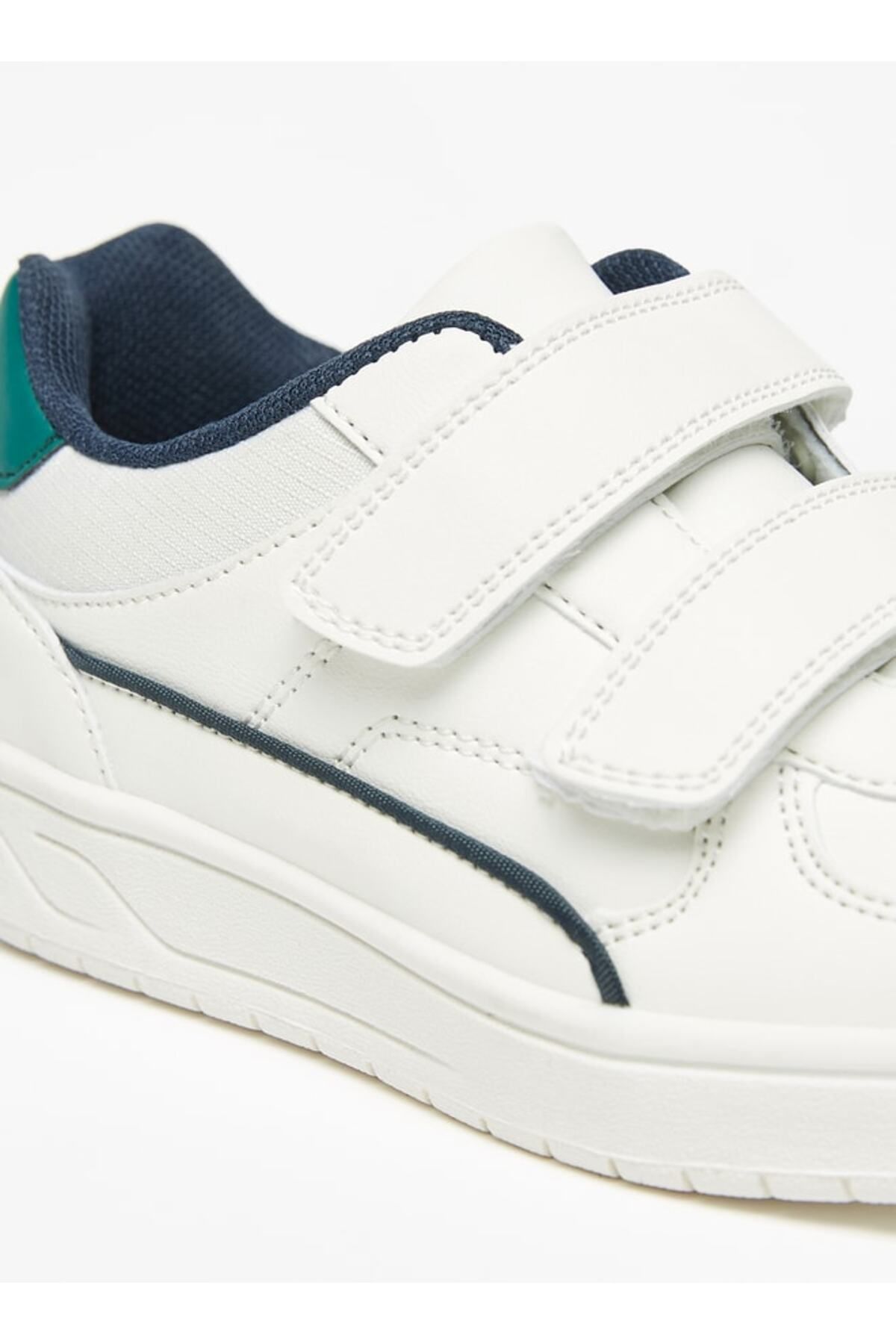 LBL by Shoexpress-Boys' Textured Sneakers with Hook and Loop Closure 5