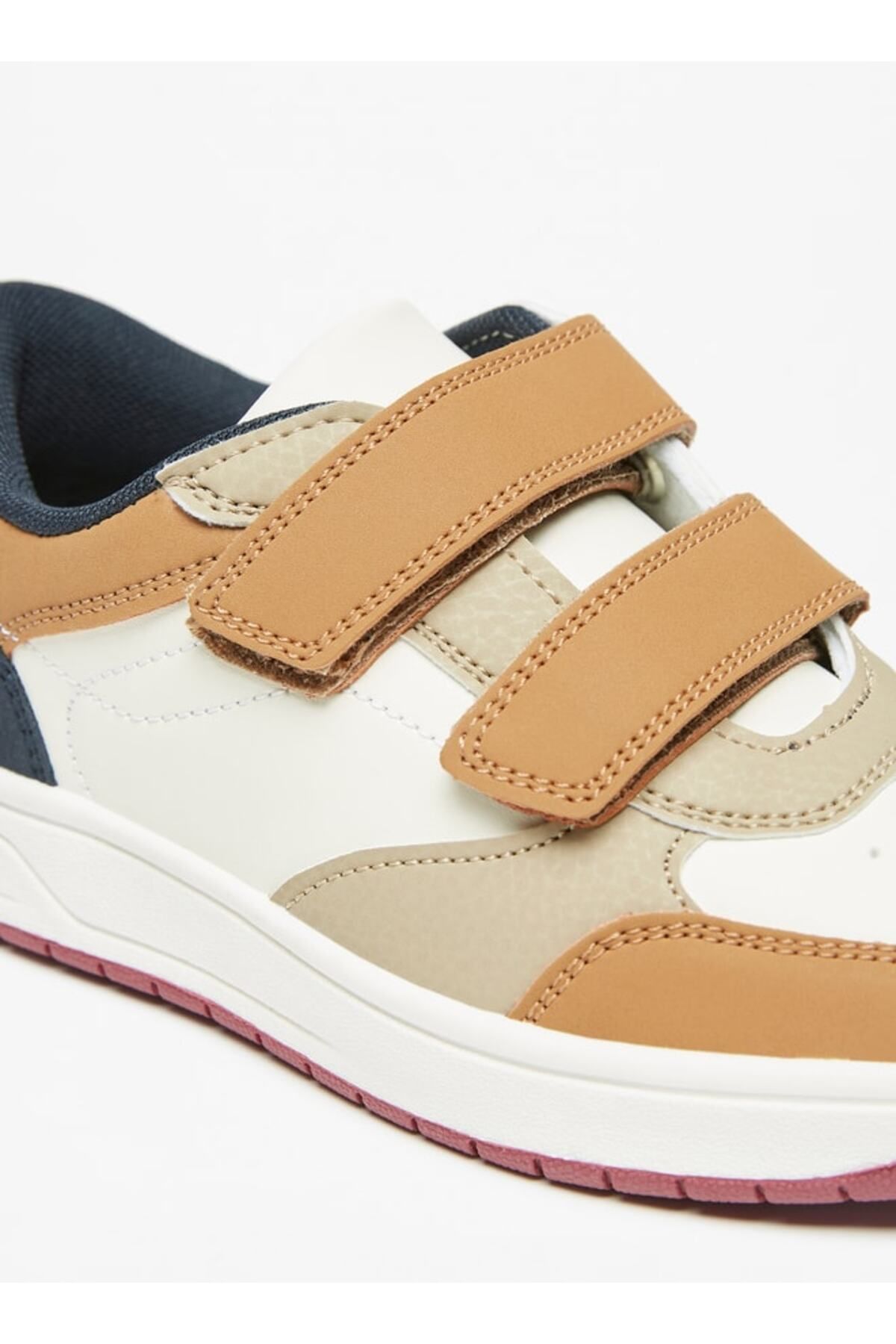 LBL by Shoexpress-Boys' Colourblock Sneakers with Hook and Loop Closure 5