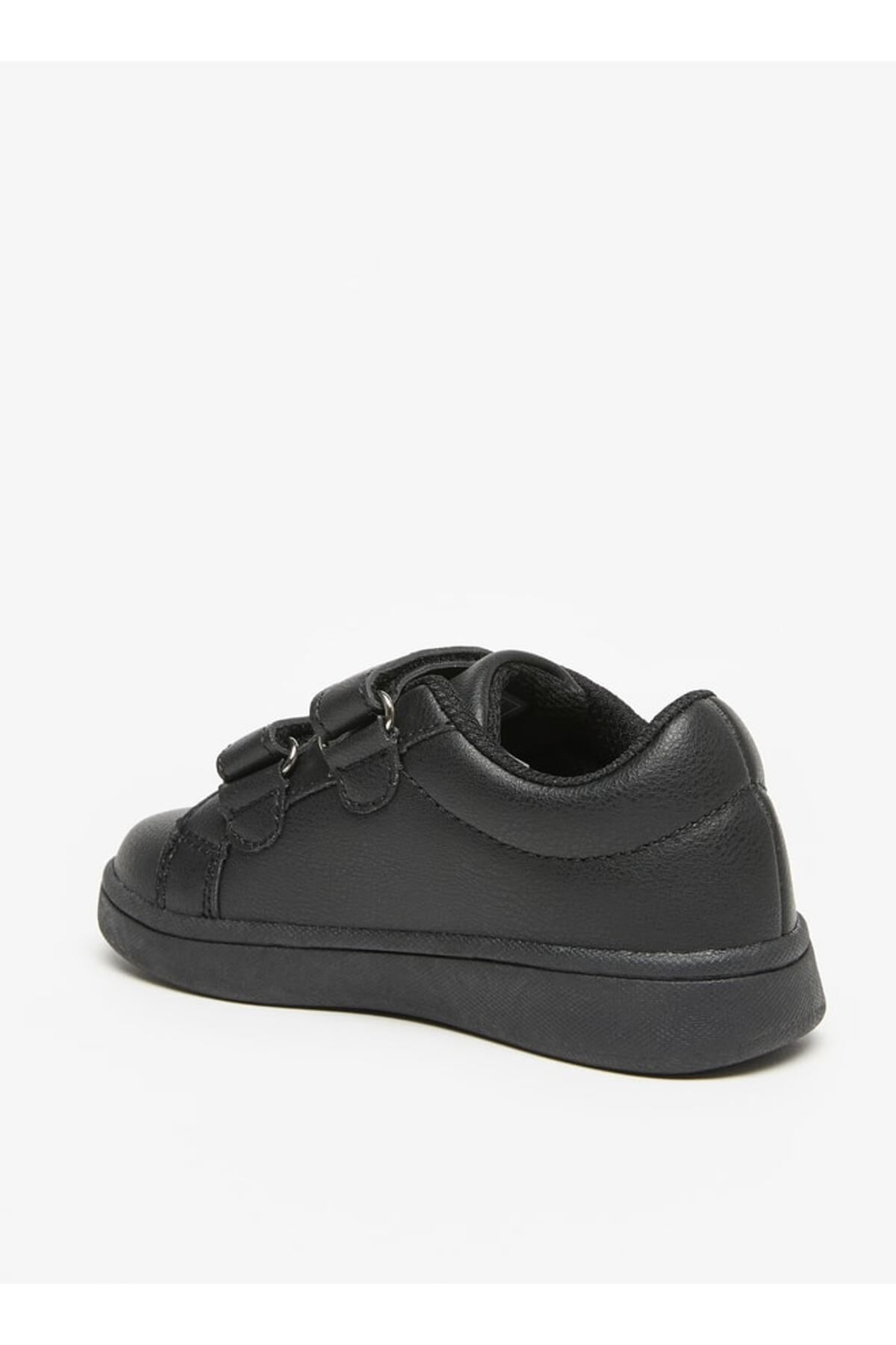 LBL by Shoexpress-Panelled School Shoes with Hook and Loop Closure 3