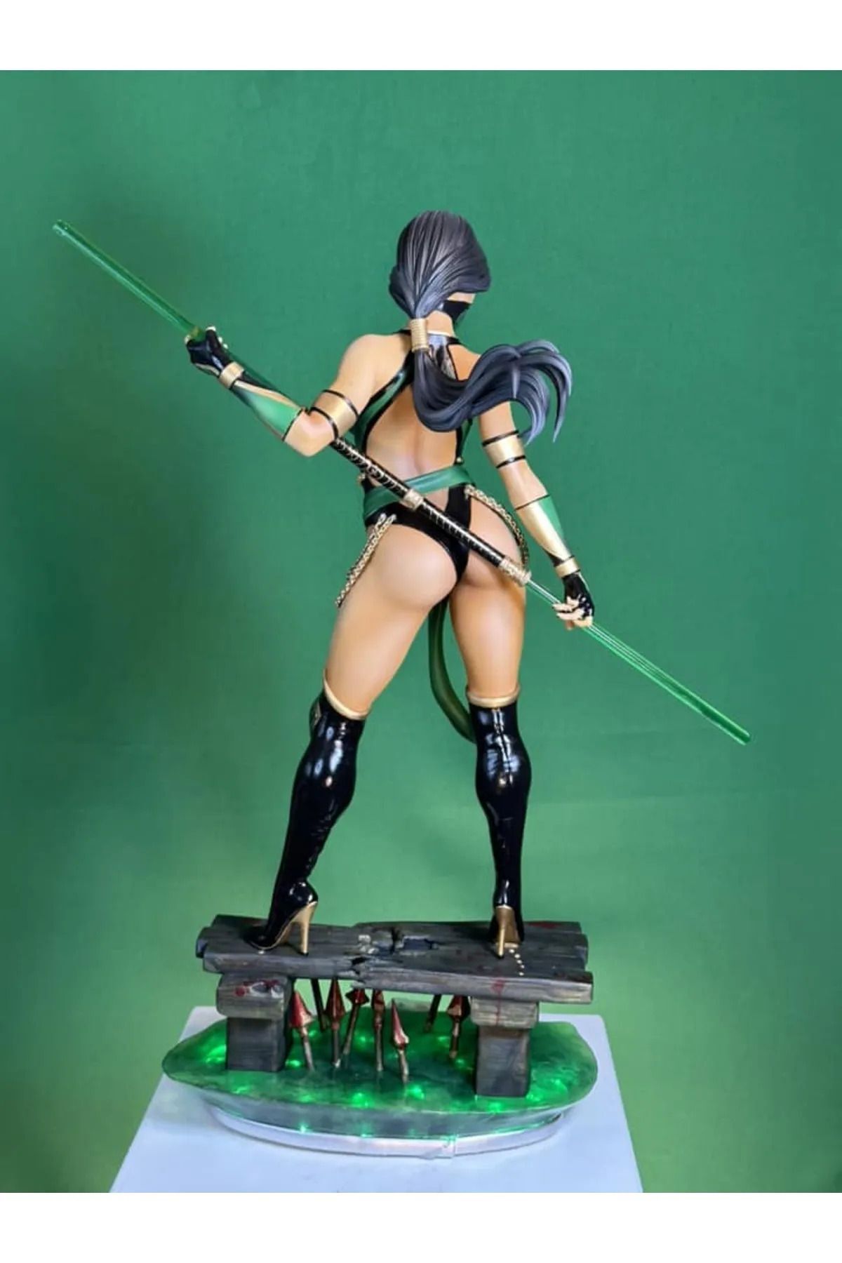 YILDIRIM AVANGART-Mortal Kombat Jade Figure Mortal Kombat Jade Object Large Size 25cm 3