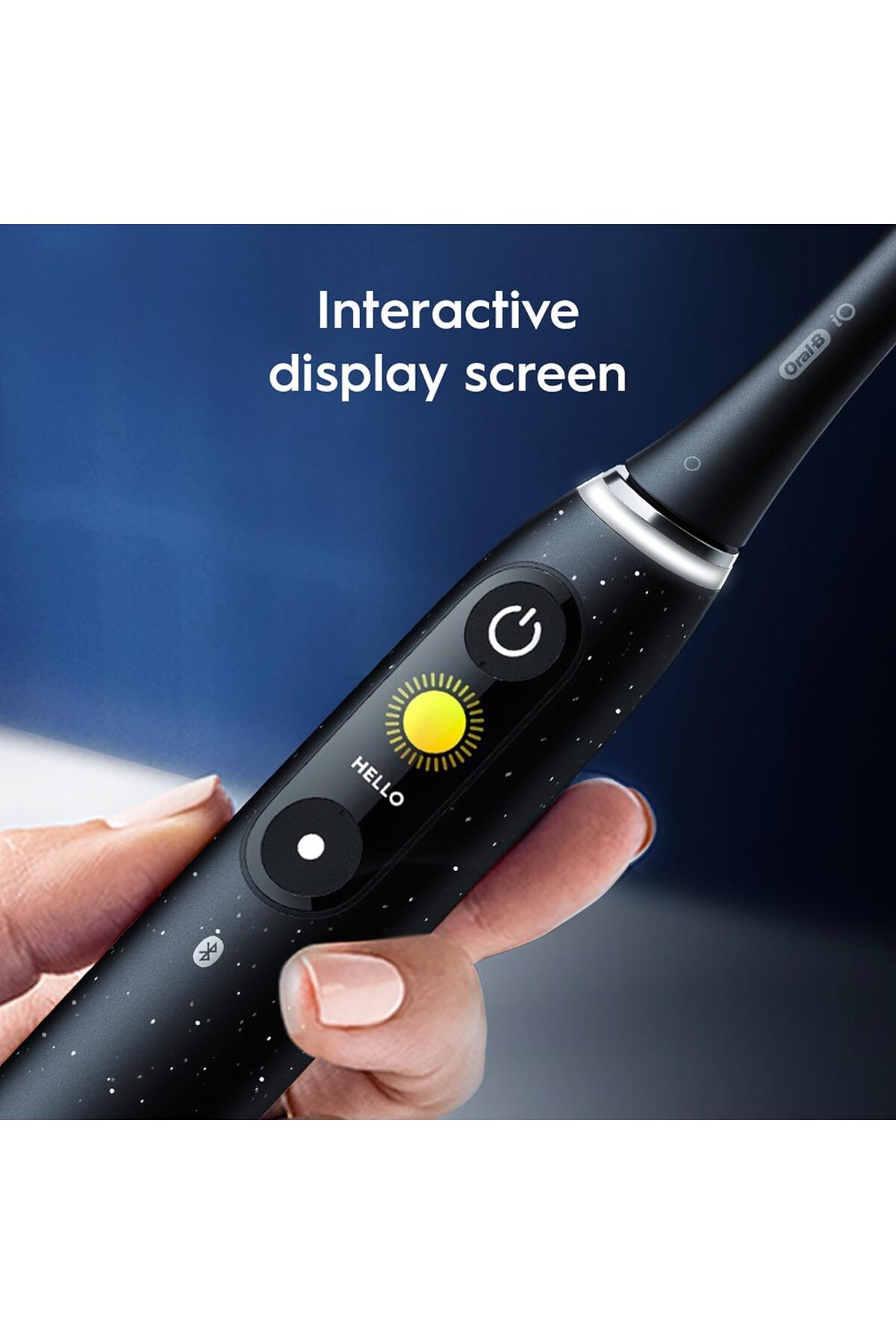 Oral-B-Oral B Rechargeable Tooth Brush AI with 3D tracking, 7 Smart Modes, Interactive Display - IOM10 3