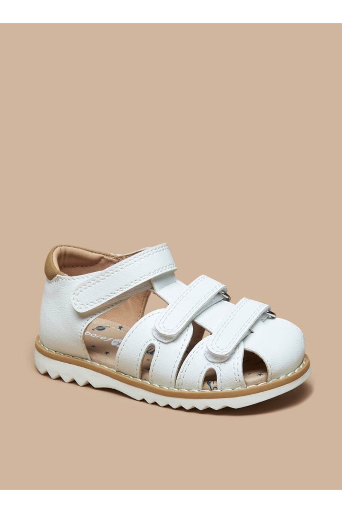 Barefeet-Barefoot Textured Sandals with Hook and Loop Closure 1