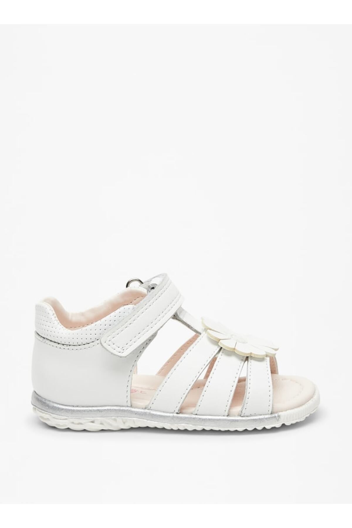 Barefeet-Strappy Sandals with Floral Applique and Hook and Loop Closure 3