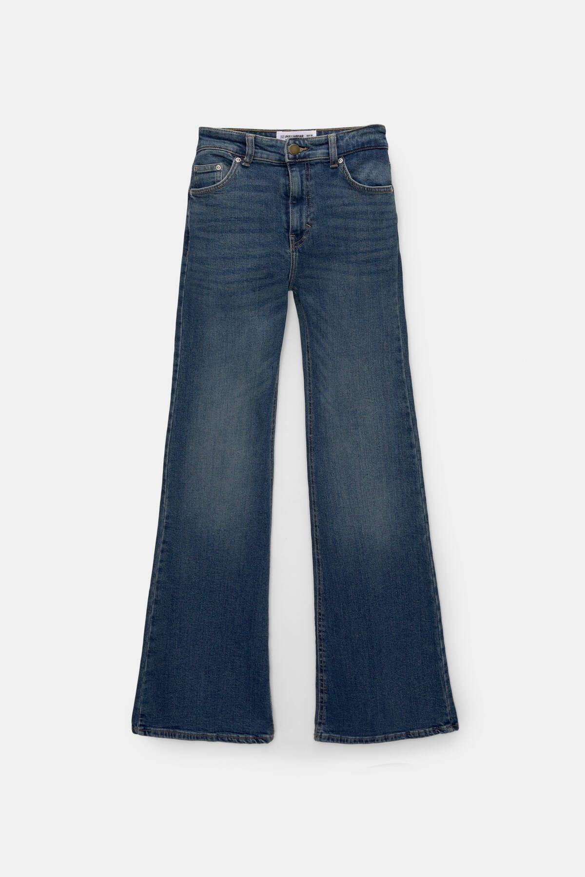 Pull & Bear-Spanish Leg High Waist Skinny Jeans 7