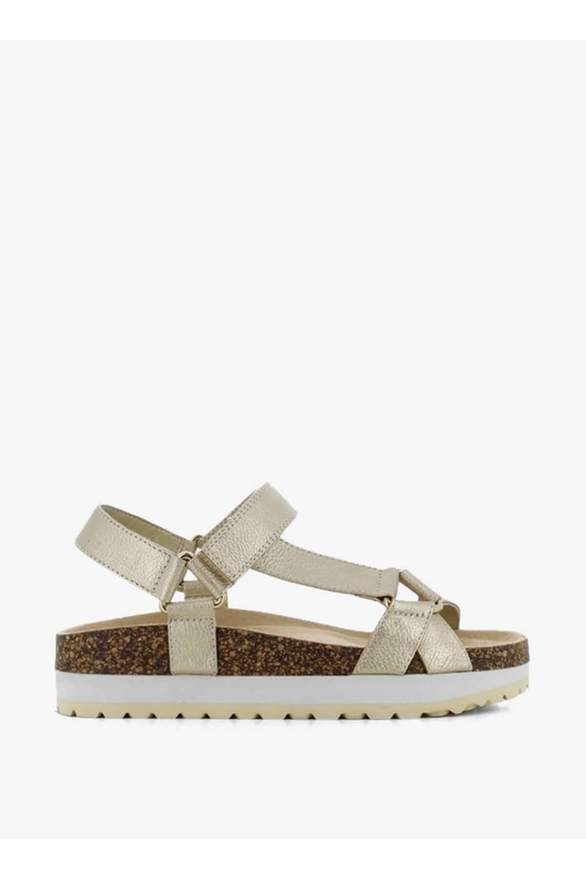 SJ-Women's Strap Sandals with Hook and Loop Closure 2