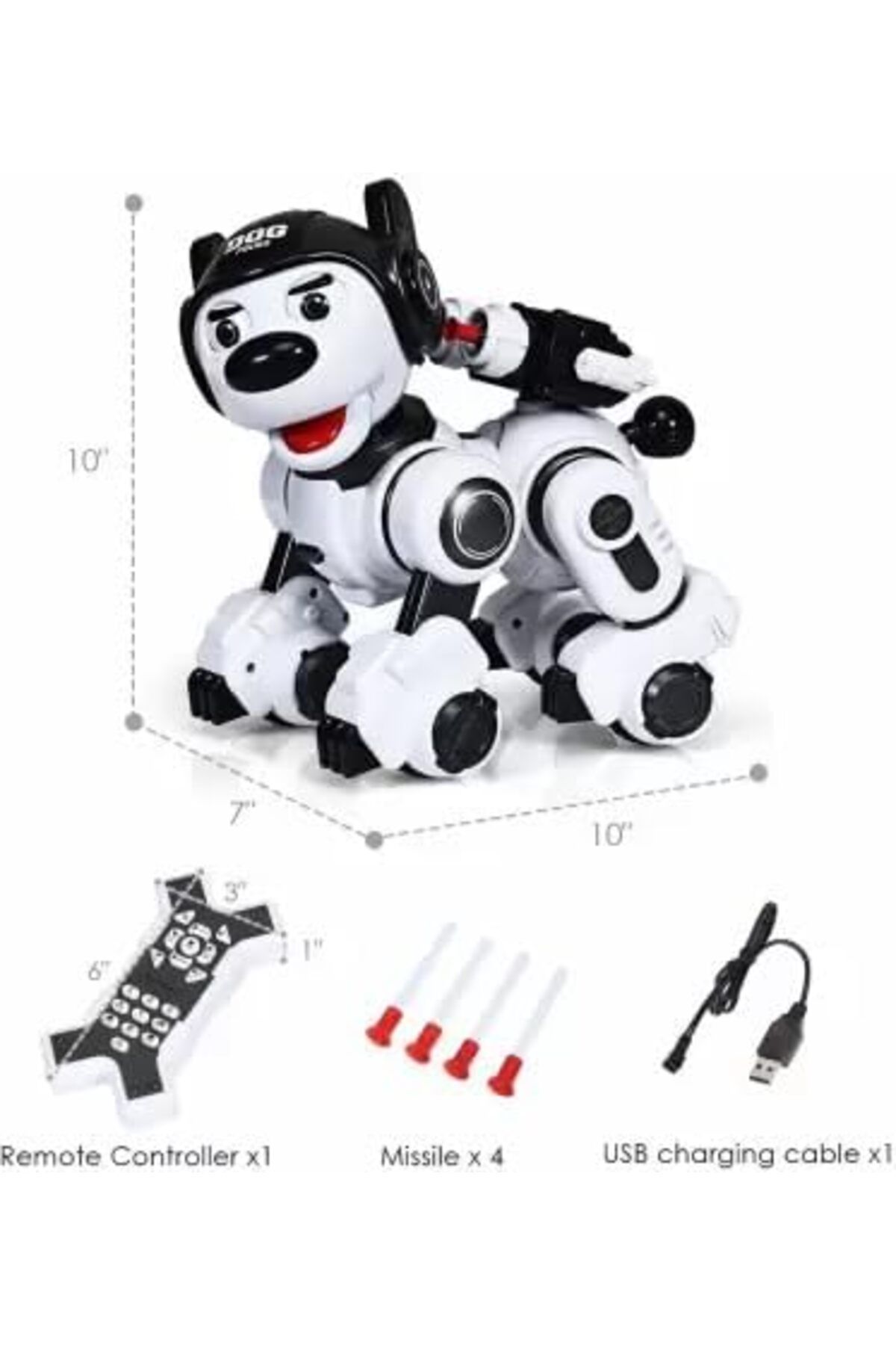 Crazon-IR Control Intelligent Robot Dog 3
